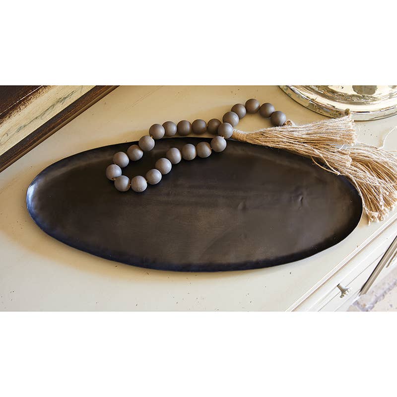 Large Oval Iron Tray